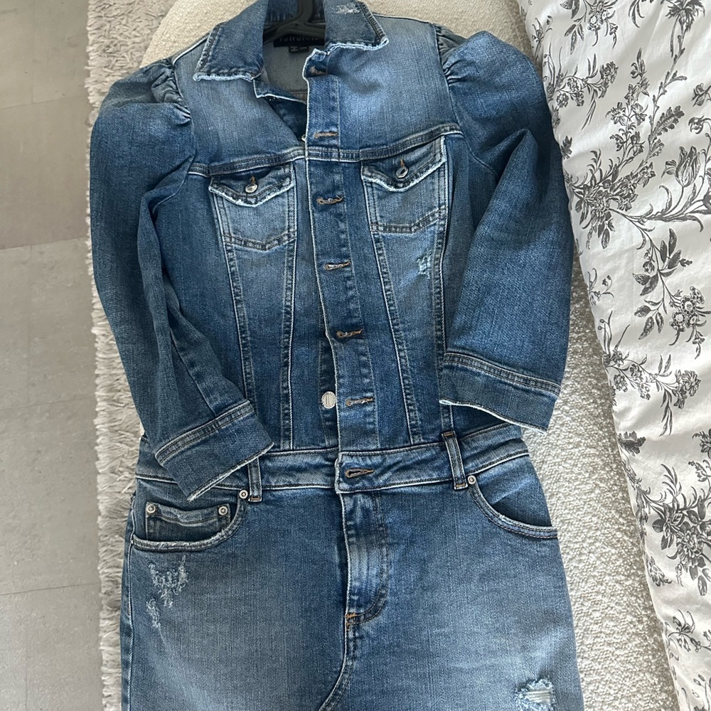 Denim Retrofete Sibi Dress - Picture 2 of 5